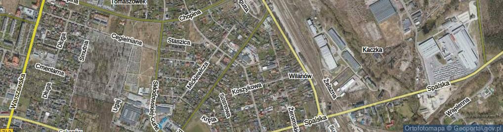 Zdjęcie satelitarne Boczna ul.